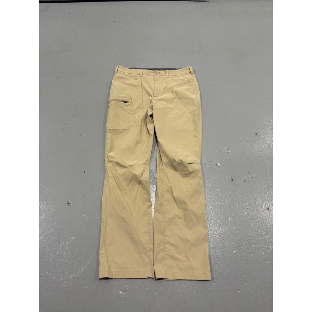 Eddie Bauer Mens and Guide Hiking Pants Tan Beige 36x34 Stretch Cargo